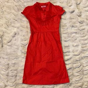 Eliza J red dress size 0. Knee length.